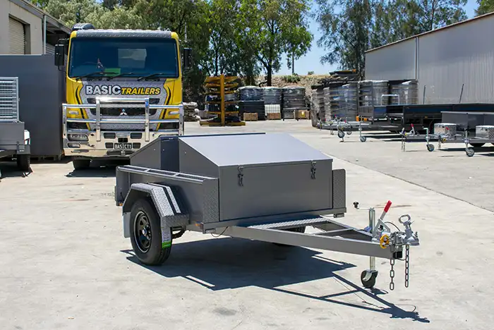 7x5 Open BBQ Trailer